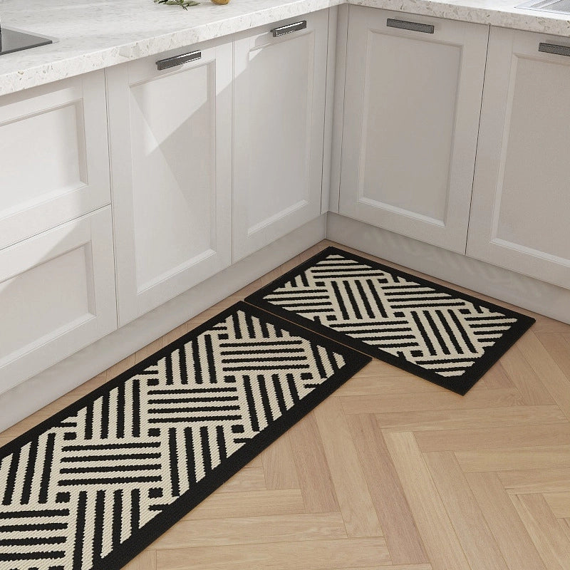 Kitchen Floor Mat High-grade Absorbent Oil-absorbing Stain-resistant Modern Simple Bathroom Non-slip Mat Bedroom Bedside Blanket