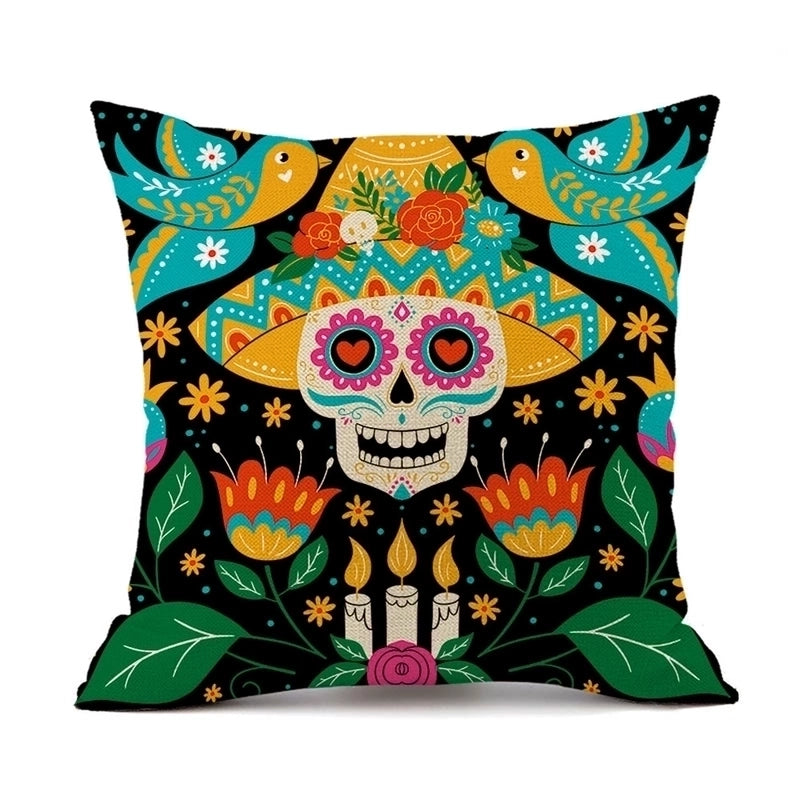 Vacation Printing Linen Pillow Cases