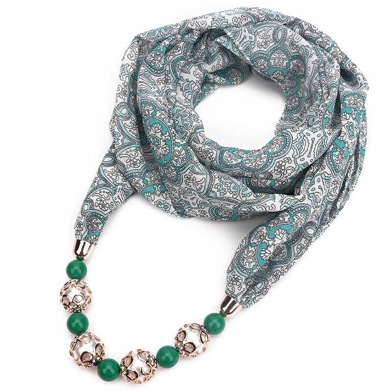 Women's Streetwear Geometric Chiffon Printing Scarf