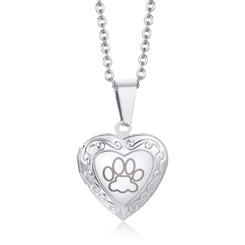Fashion Heart Shape 201 Stainless Steel Artificial Diamond Plating Inlay Stainless Steel Necklaces