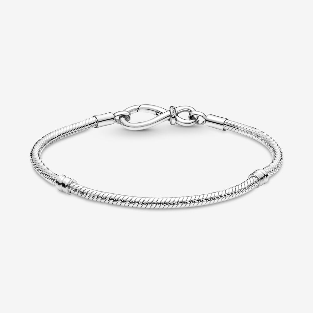 Pandora Moments Infinity Knot Snack Chain Bracelet