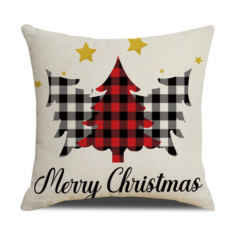 Fashion Letter Elk Polyester Pillow Cases