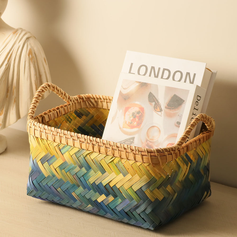 Crest Bamboo Storage Baskets. Set of 2