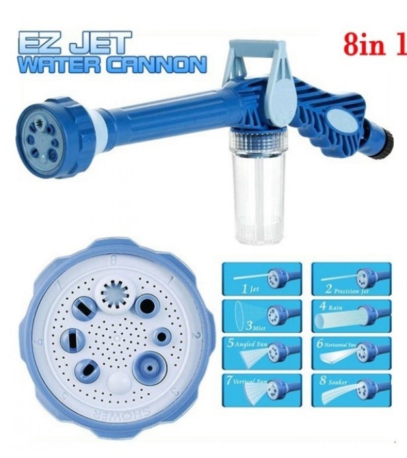 8 Nozzle Ez Jet Water Cleaning Soap Cannon Dispenser Pump Spray Automobile Washer