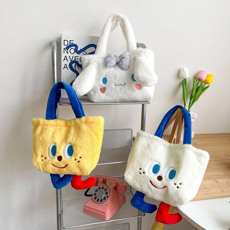 Women's Small Autumn&winter Plush Cute Shoulder Bag