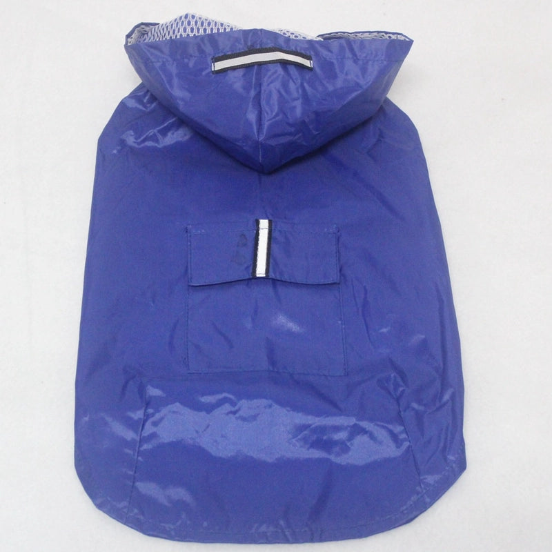 Reflective Big Dog Pet Raincoat Puppy Waterproof Windproof Hooded Dog Clothes