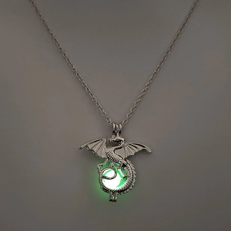 Luminous Hollow Diy Cage Christmas Tree Women's Necklace