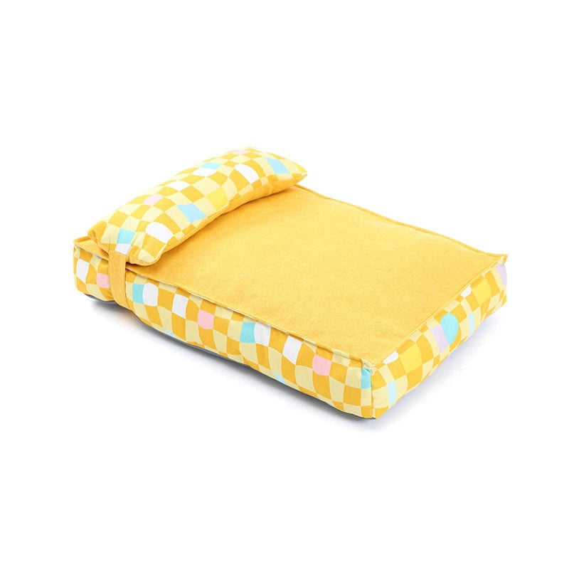 Orthopedic Quilted Pillow Dog & Cat Bed