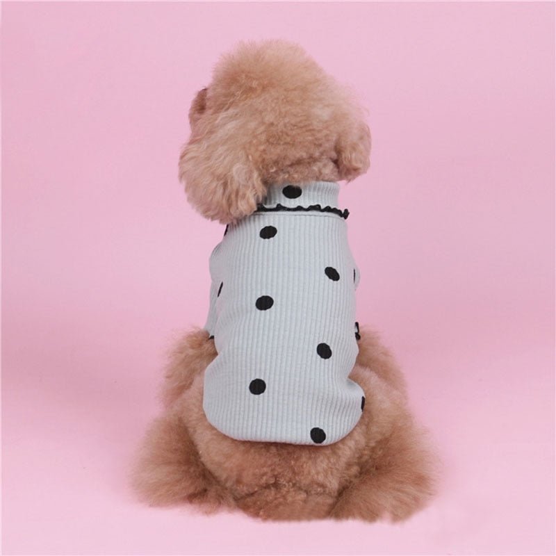 Polka Dot Cotton Sweater