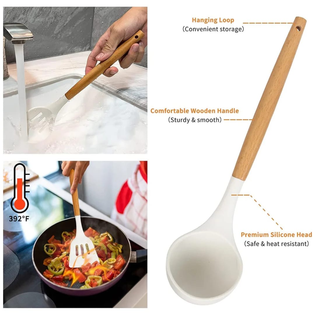 12 Pcs Kitchen Utensil Set. Cooking Set of Utensils