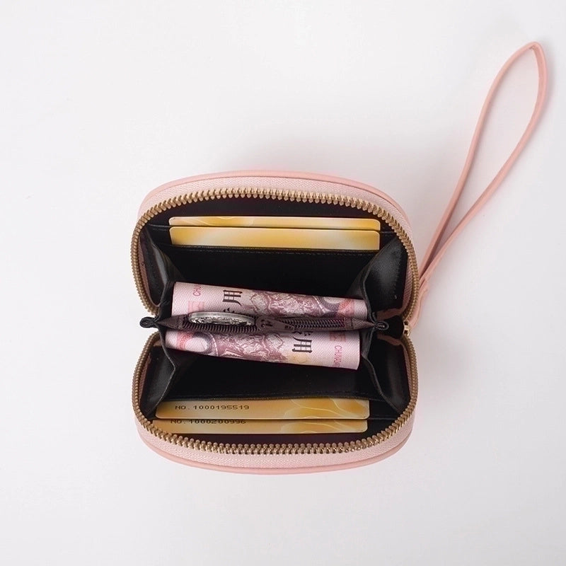 Women's Cows Pu Leather Zipper Coin Purses