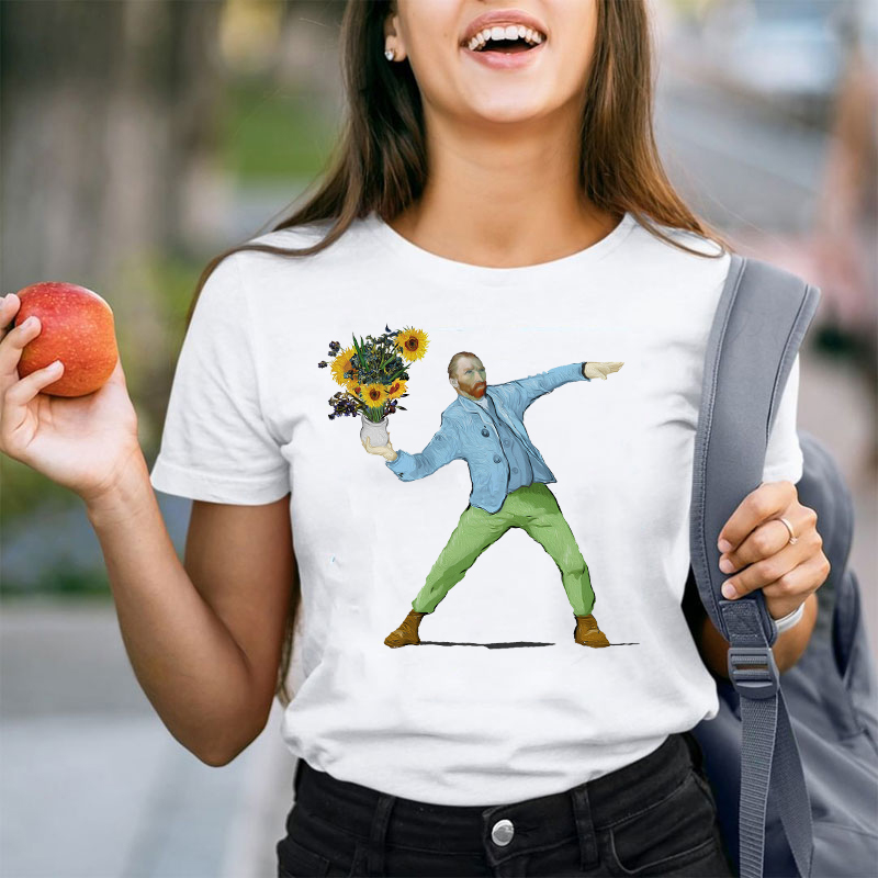 Van Goghsky Funny Art Teacher T-Shirt