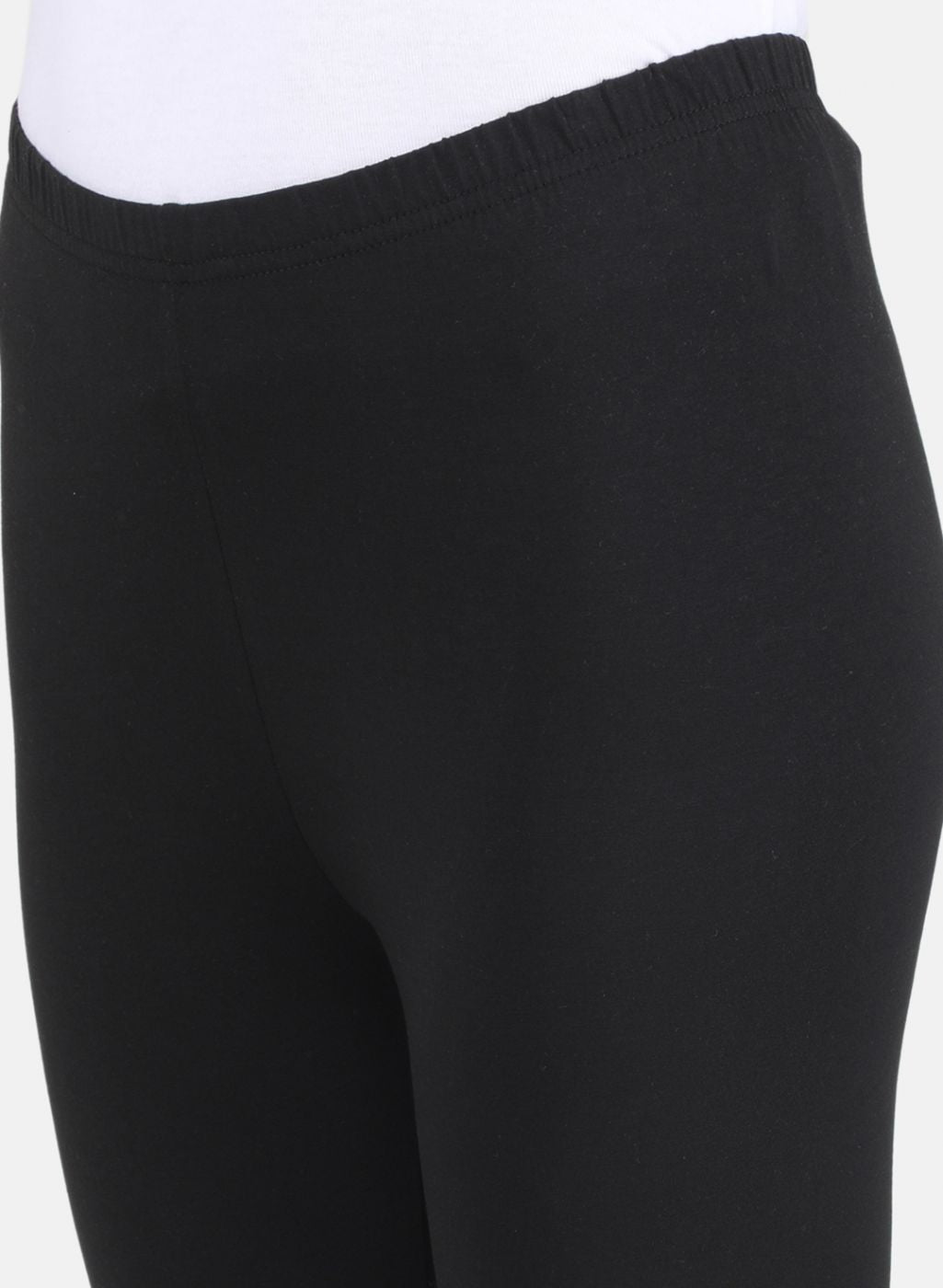 Women Black Solid Legging