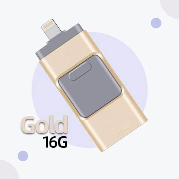 4 In 1 High Speed USB Flash Drive For iPhone. iPad. Android. PC & More Devices