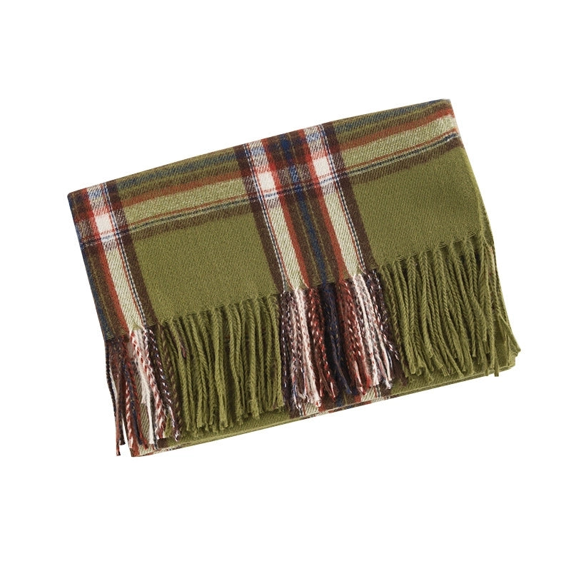 Women's Casual Vintage Style Lattice Polyester Scarf