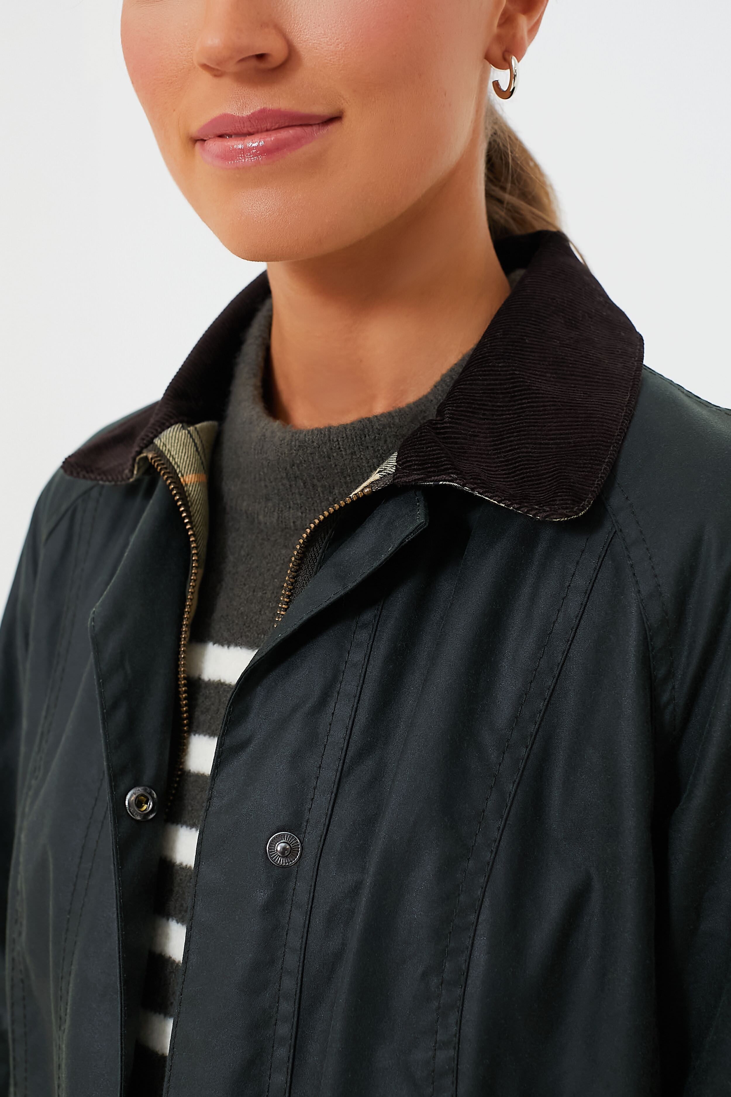 Sage Beadnell Wax Jacket