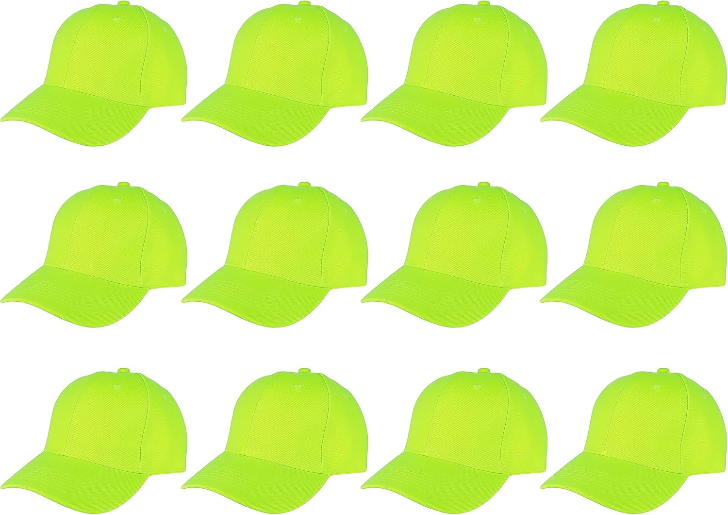 Gelante Plain Blank Baseball Caps Adjustable Back Strap Wholesale LOT 12 PC'S
