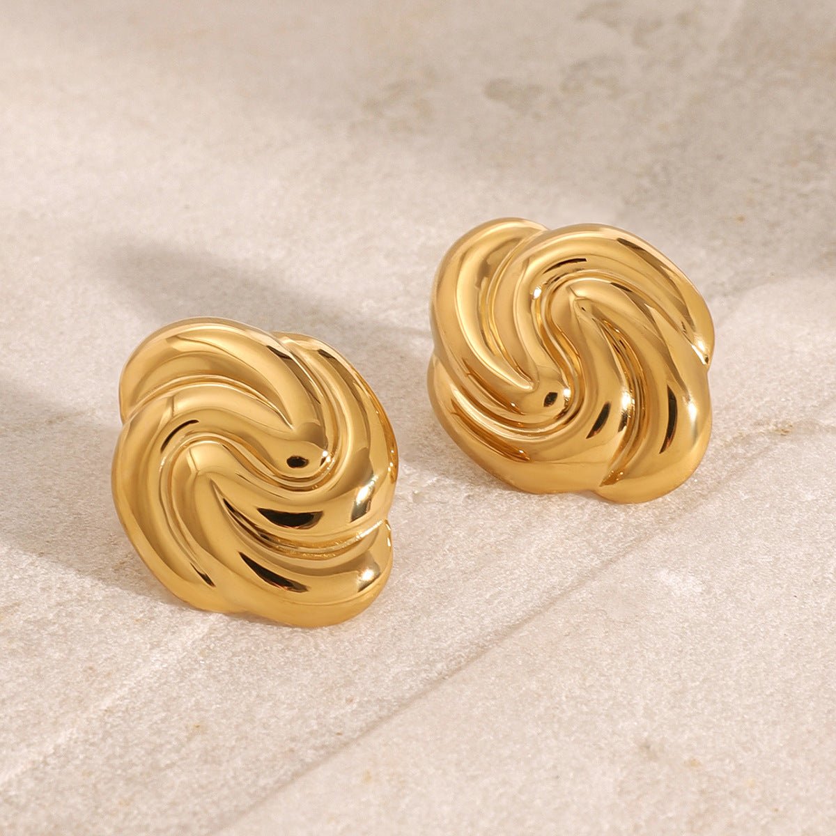 Stainless Steel Geometric Earrings Niche Earrings Titanium Steel Earrings Earrings