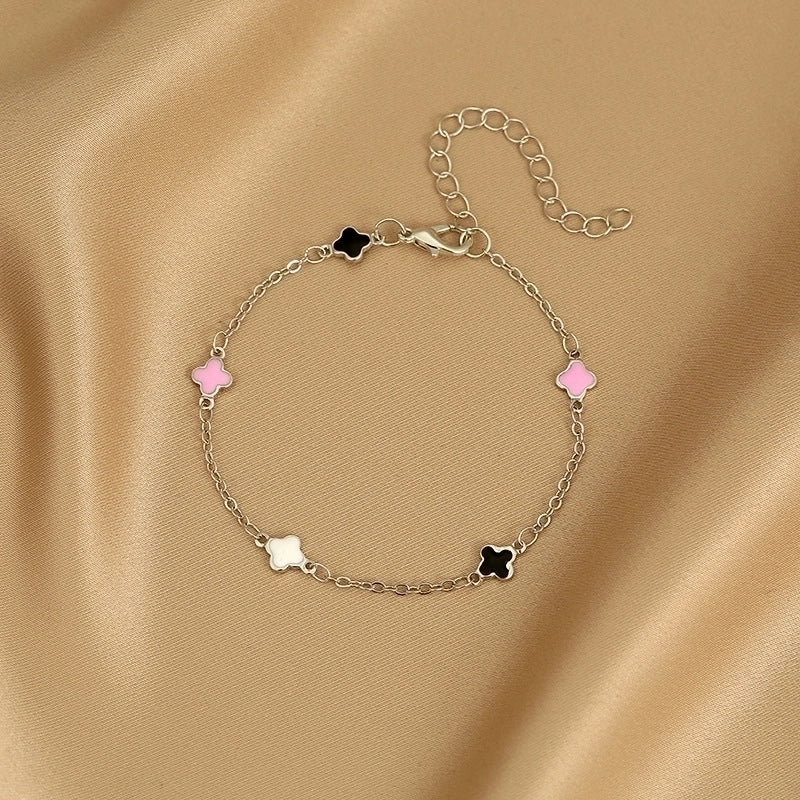Fashion Heart Shape Butterfly Alloy Inlay Artificial Pearls Rhinestones Women's Bracelets 1 Piece