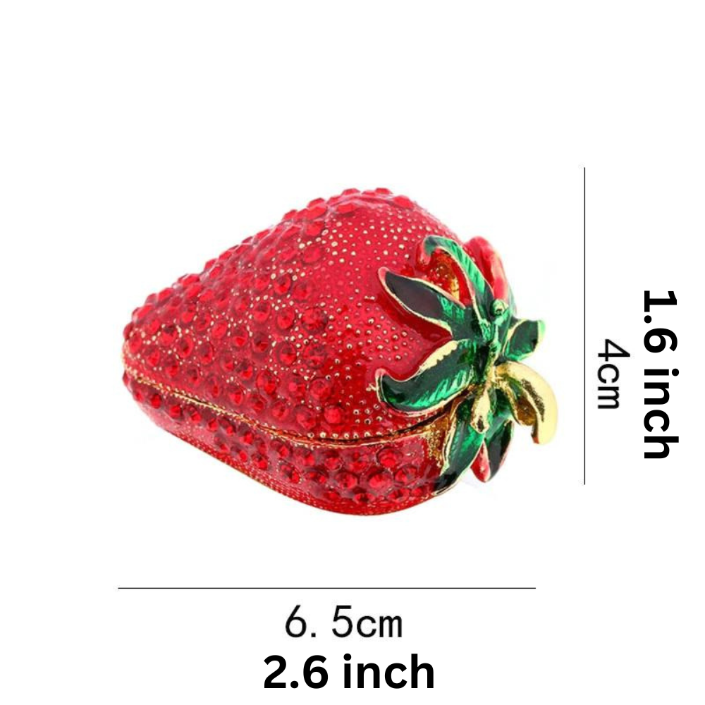 Strawberry Jewelry And Trinket Box