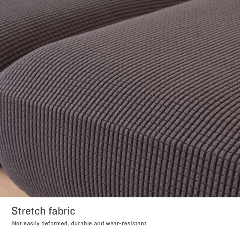Simple Sofa Cushion Cover Household Solid Color Jacquard Knitted Elastic Sofa Cushion All-inclusive Sofa Cushion Protective Cover