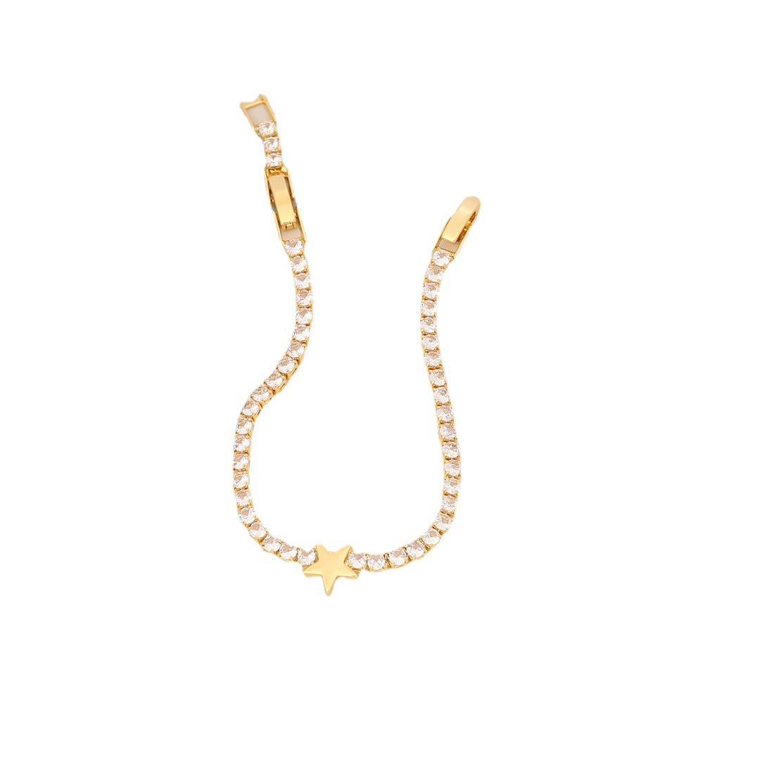 Women Heart Star Zircon Bracelets