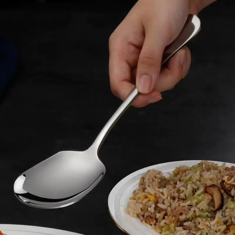 Square Head Stainless Steel Spoons
