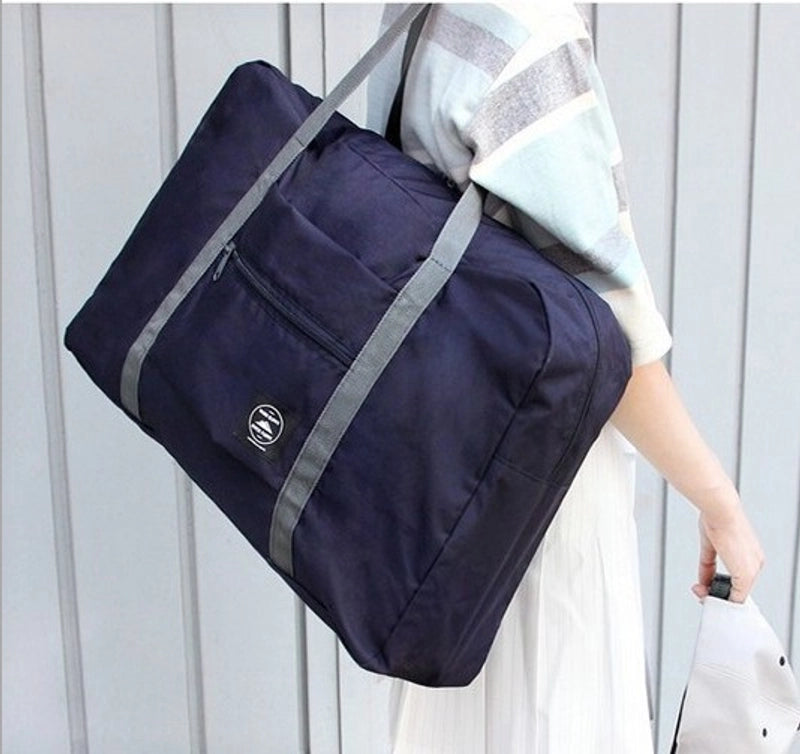 Travel Handbag Luggage Travel Storage Bag Large Capacity Shoulder Bag Waterproof Folding Bag Set Tie Rod For Hair