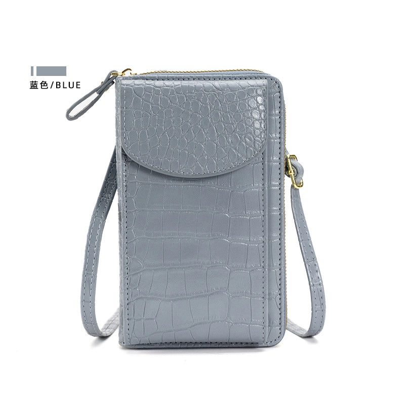 Women's All Seasons Pu Leather Solid Color Classic Style Square Flip Cover Phone Wallets