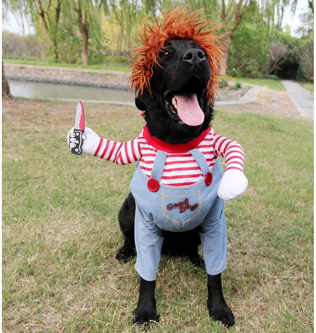 (🎃HALLOWEEN PRE SALE - 49% OFF) Deadly Doll Costume🐶Pets Also Need Halloween Dress Up!