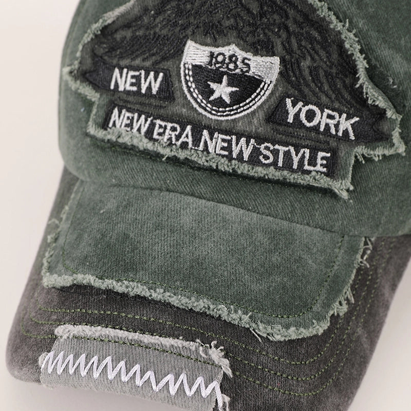 Unisex Vintage Style Classic Style Letter Embroidery Curved Eaves Baseball Cap