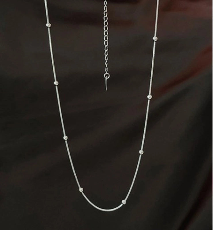 Minimalist Geometric Titanium Steel Plating 18k Gold Plated Necklace