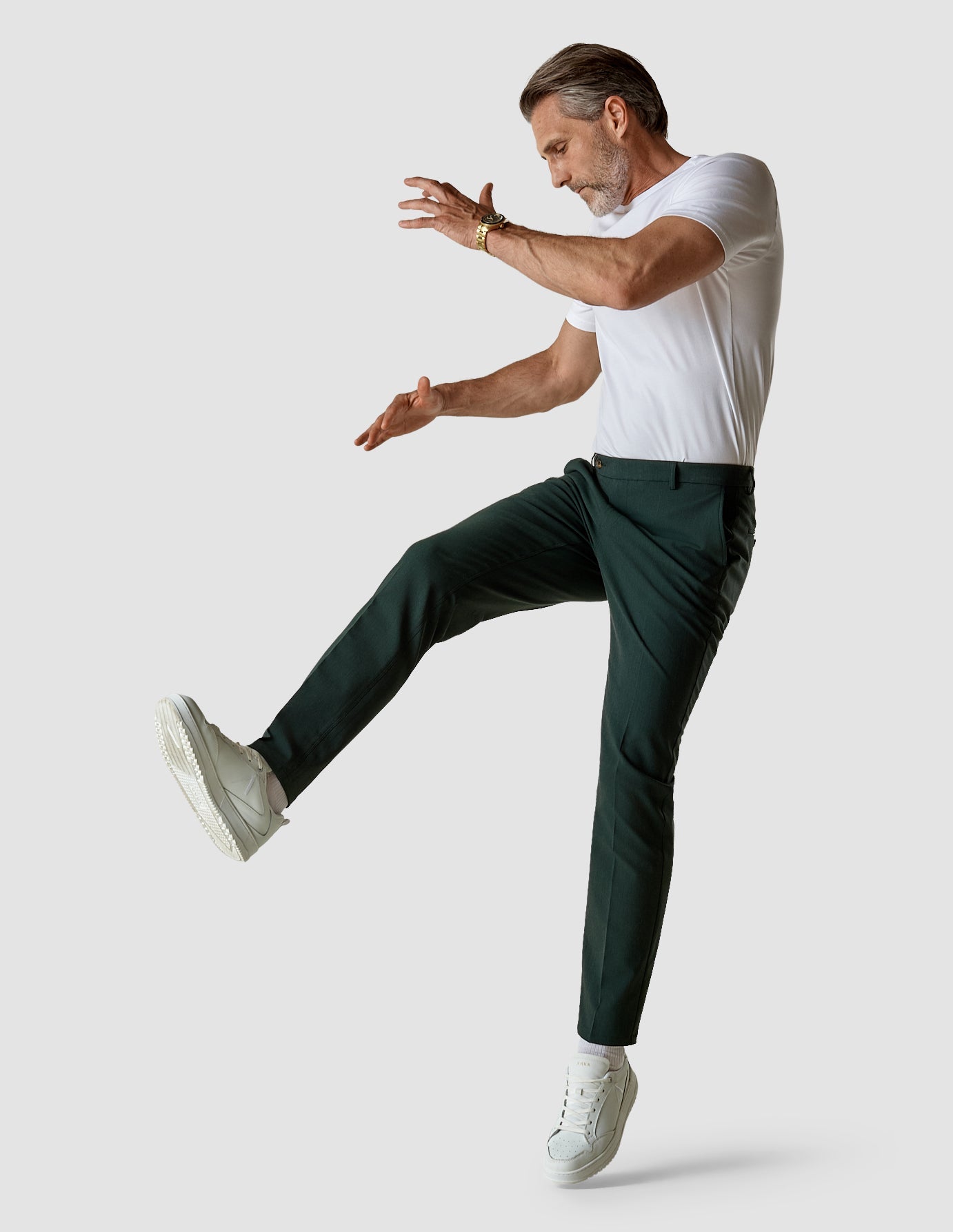 Suit Pants Slim Pine Green