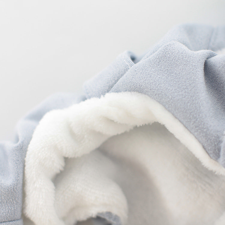 Warm Multilayer Buttoned Dog Dress/Jumpsuits