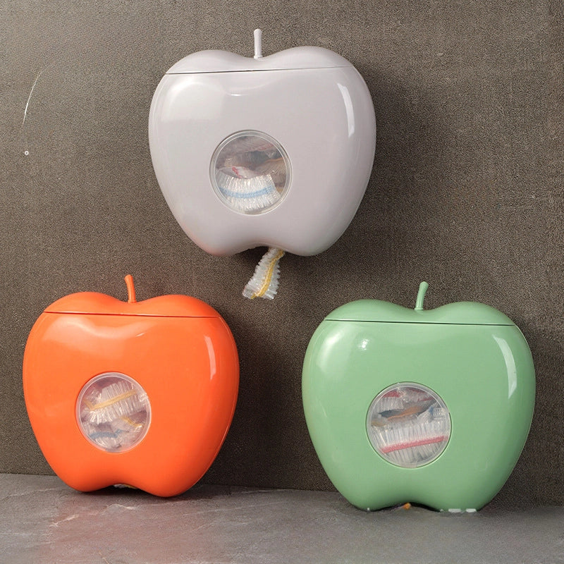 Punch-free Plastic Wrap Storage Box Wall-mounted Storage Frame Kitchen Storage Box Withdrawable Garbage Bag Storage Box