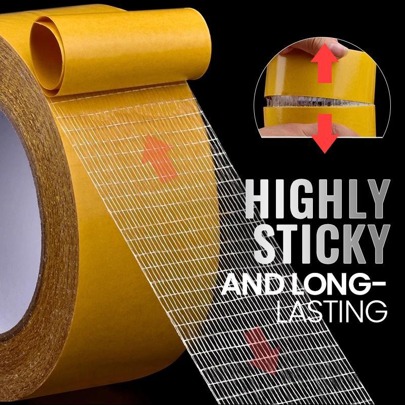 🔥Hot Sale-50% Off🔥Strong Adhesive Double-sided Gauze Fiber Mesh Tape