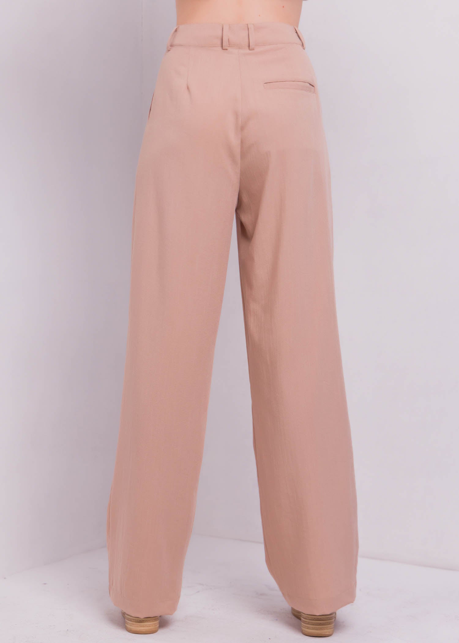 Wide Leg Pant With Pleats