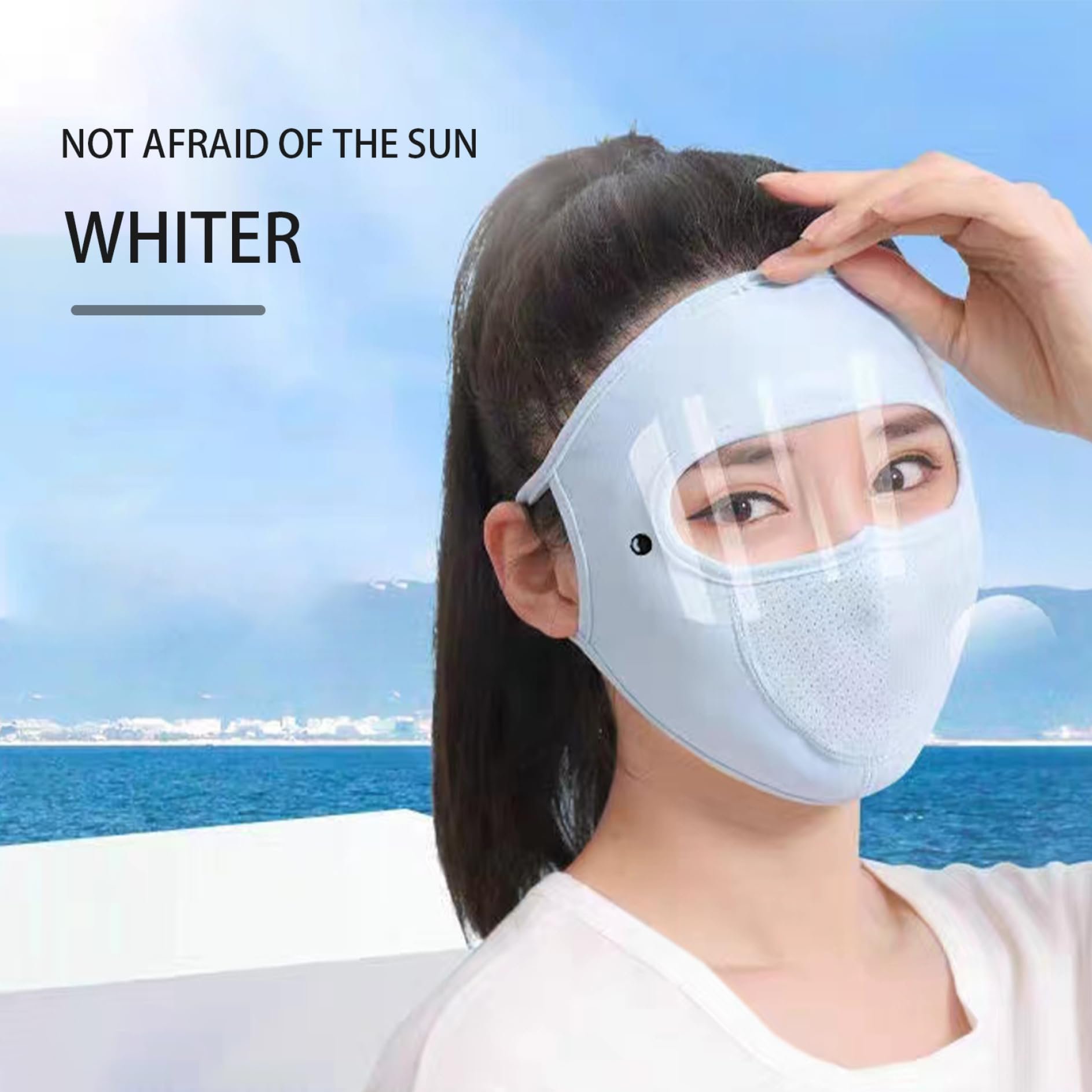 Breathable sun protection windproof mask