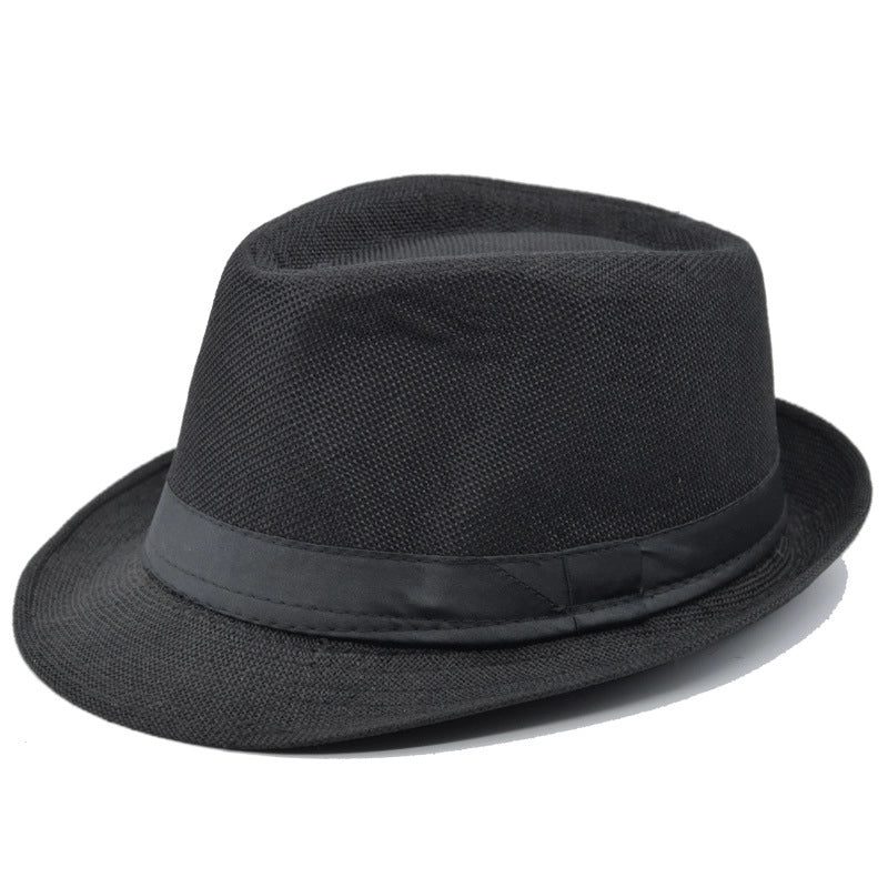 Unisex Modern Style Classic Style Geometric Curved Eaves Sun Hat Fedora Hat
