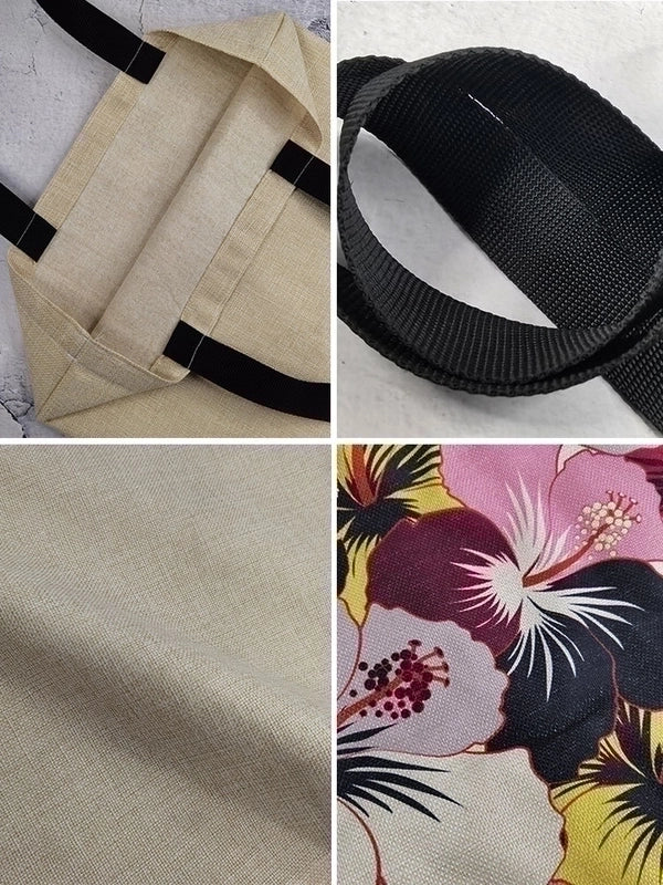 Women's Casual Flower Shopping Bags