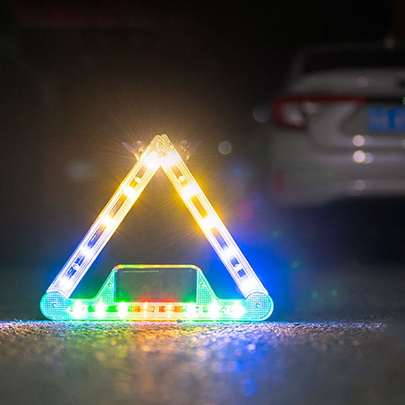 Pousbo® Solar Foldable Triangle Warning Light