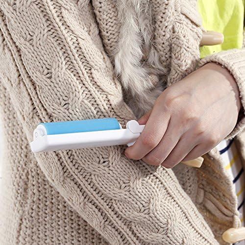 2 Pcs Reusable Sticky Picker Set Cleaner Brush Magic Folding Pocket Travel Dust Pet Hair Dandruff Remover Sticky