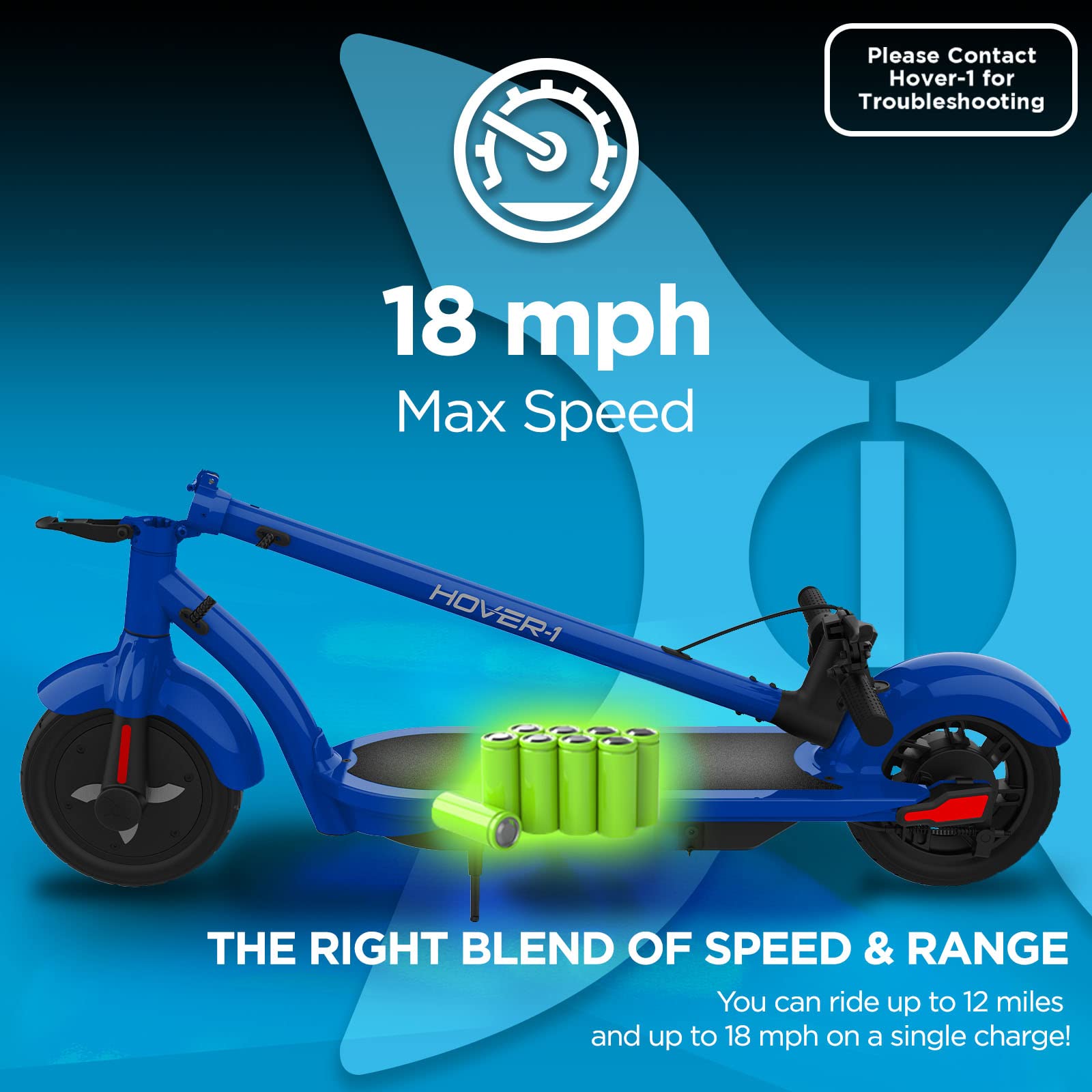 Alpha Electric Scooter | 18MPH. 12M Range. 5HR Charge. LCD Display. 10 Inch High-Grip Tires. 264LB Max Weight. Cert. & Tested - Safe for Kids. Teens & Adults