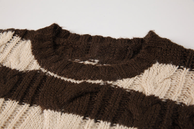 vintage striped sweater  KF83068