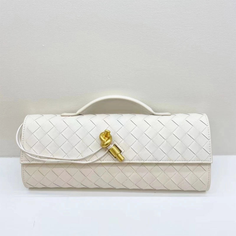 Women's Leather Solid Color Streetwear Square Flip Cover Envelope Bag