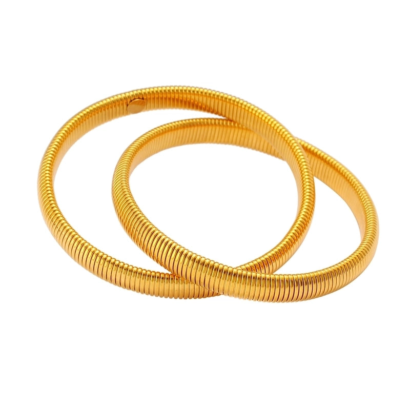 Hip-Hop Minimalist Commute Geometric 304 Stainless Steel 316 Stainless Steel  Zircon 18K Gold Plated Inlay Bracelets Earrings Necklace