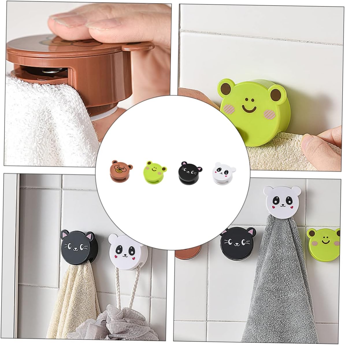 Towel Napkin Storage Cloth Clip Self Adhesive