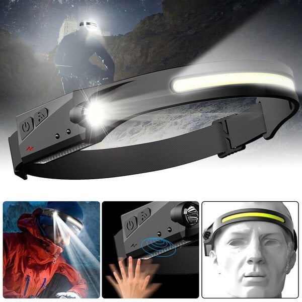 Super Bright Rechargeable Motion Sensor Waterproof LED Headlamp🎁【Buy 2 Get 1 Free. Buy 3 Get 2 Free!!! 】