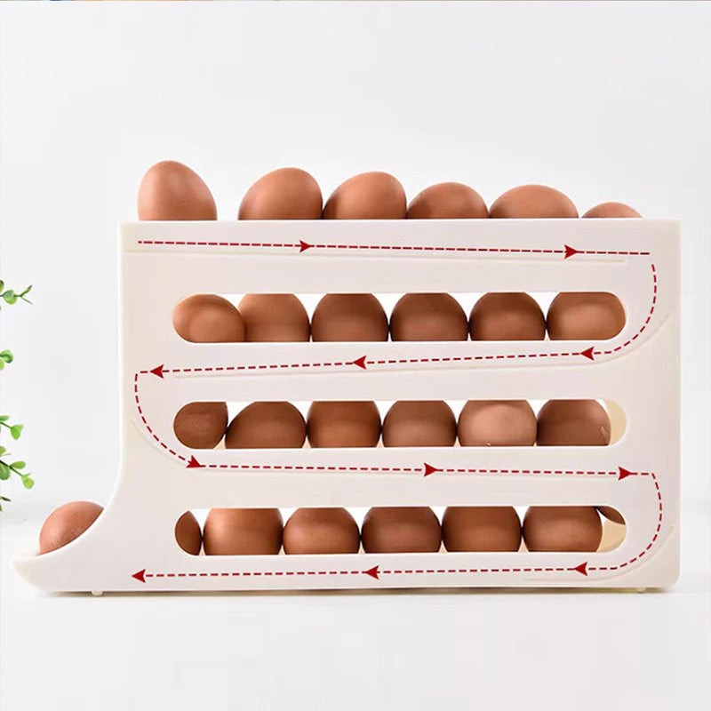 💥4-Tier Tilted Design Egg Storage Rack🥚