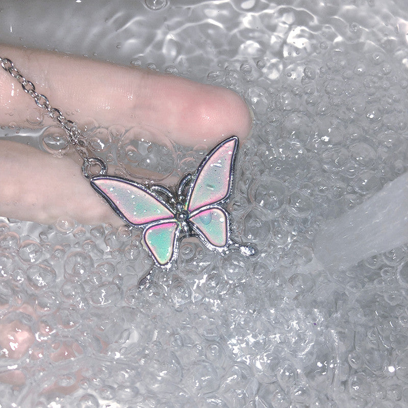 Butterfly Necklace KF81432